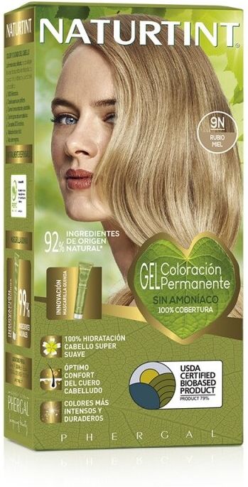 Naturtint Permanent Hair Color Gel, Ammonia-Free Dye 9N Honey Blonde