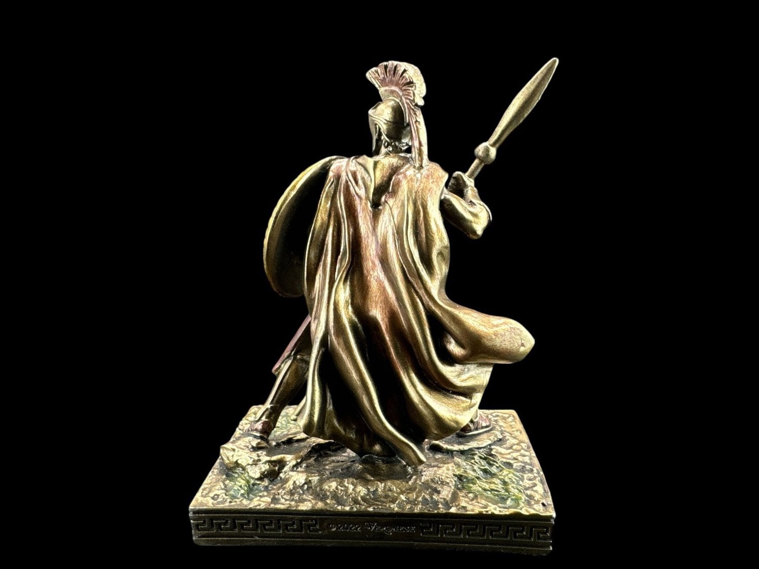 Veronese Leonidas Koning van Sparta Bronzen Beeldje voor op tafel