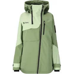 SLOPE Zuko Lined Shell Skijacke Damen 3068 - hedge green S