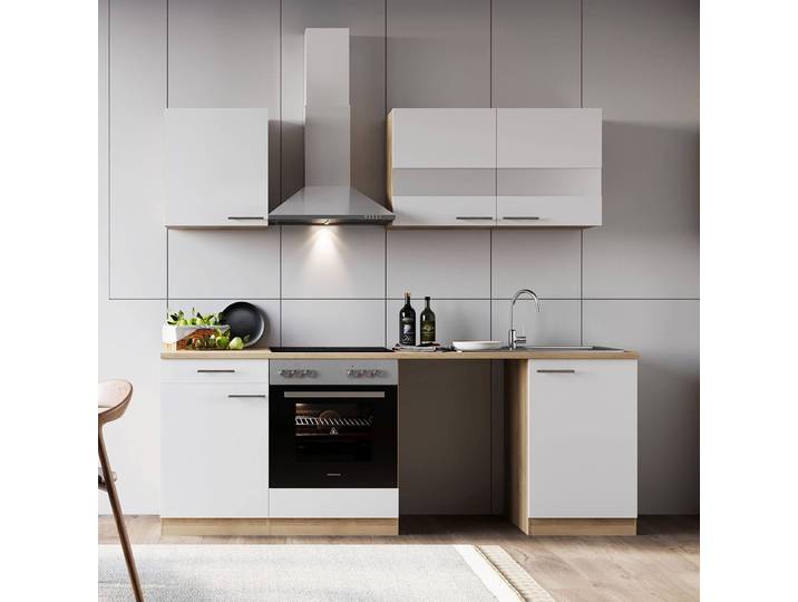 Cuisine Merle I 220cm Blanc/Blanc