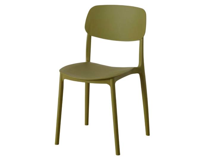 Chaise en plastique vert 42x40x79cm