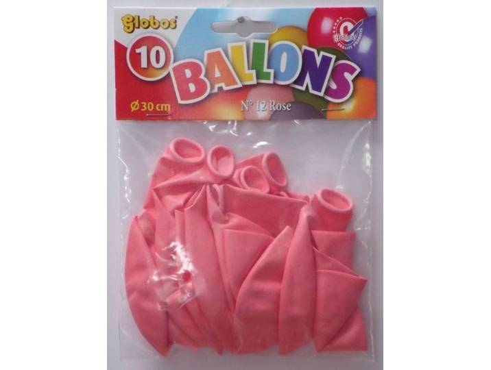 10 roze ballonnen - set van
