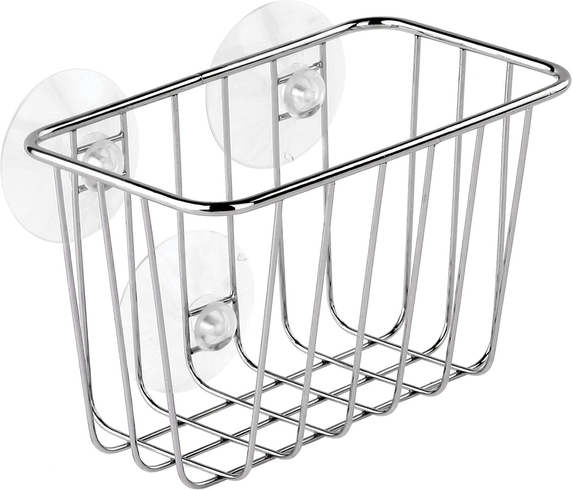 Tecnomat PORTAOGGETTI RETTANGOLARE 15 cm FILO CROMO FISSAGGIO A VENTOSA