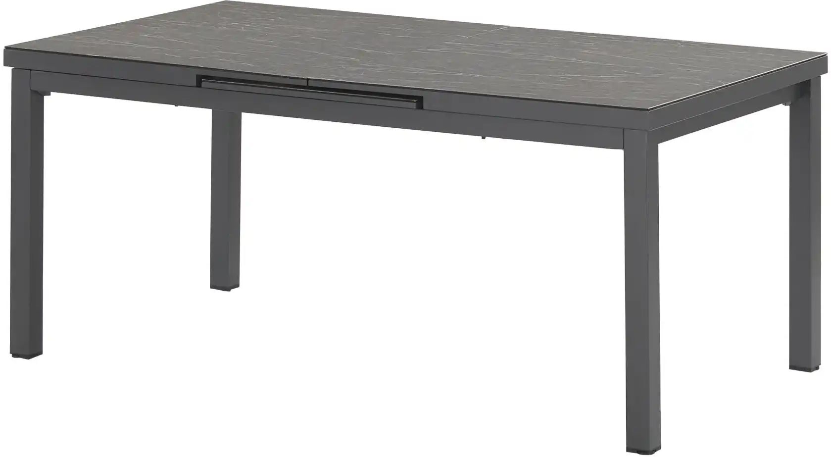 Höffner Tisch  Mailand ¦ grau ¦ Maße (cm): B: 100 H: 76