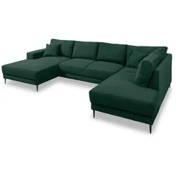 filippo Wohnlandschaft Ortello Cord Grün Dunkelgrün