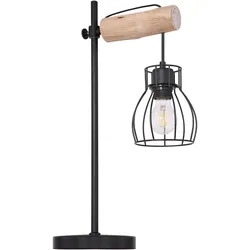 Globo, Tischlampe, Tischleuchte Mina schwarz 1xE27 (E27)