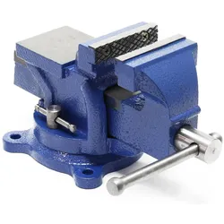 Wiltec, Schraubstock + Zwinge, Schraubstock Heavy Duty 75mm Klemmbacke Amboss Werkbank HD Spannwerkzeug
