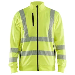 Blakläder,  Sweatshirt mit Reissverschluss und hoher Sichtbarkeit (XS)