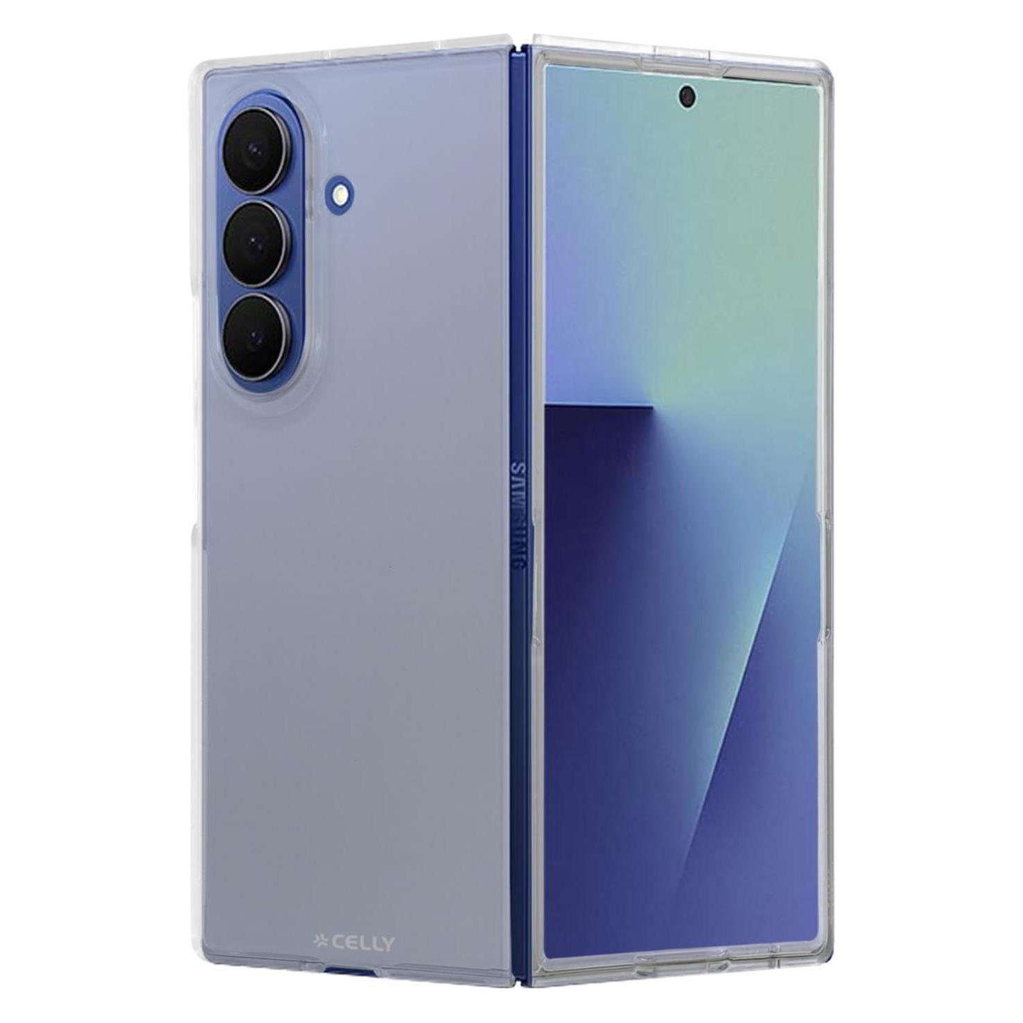 Celly Faltbare Hülle Transparent für Samsung Galaxy (Samsung Galaxy Z Fold7) (FOLDING1145CL)