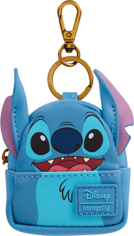 Loungefly Disney Lilo ; Stitch Cosplay Mystery Mini Backpack Keychain, Faux Leather, Zippered Compartment, Lobster Hook, Disney Collectible