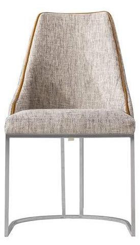 Moderne houten eetkamerstoel in beige