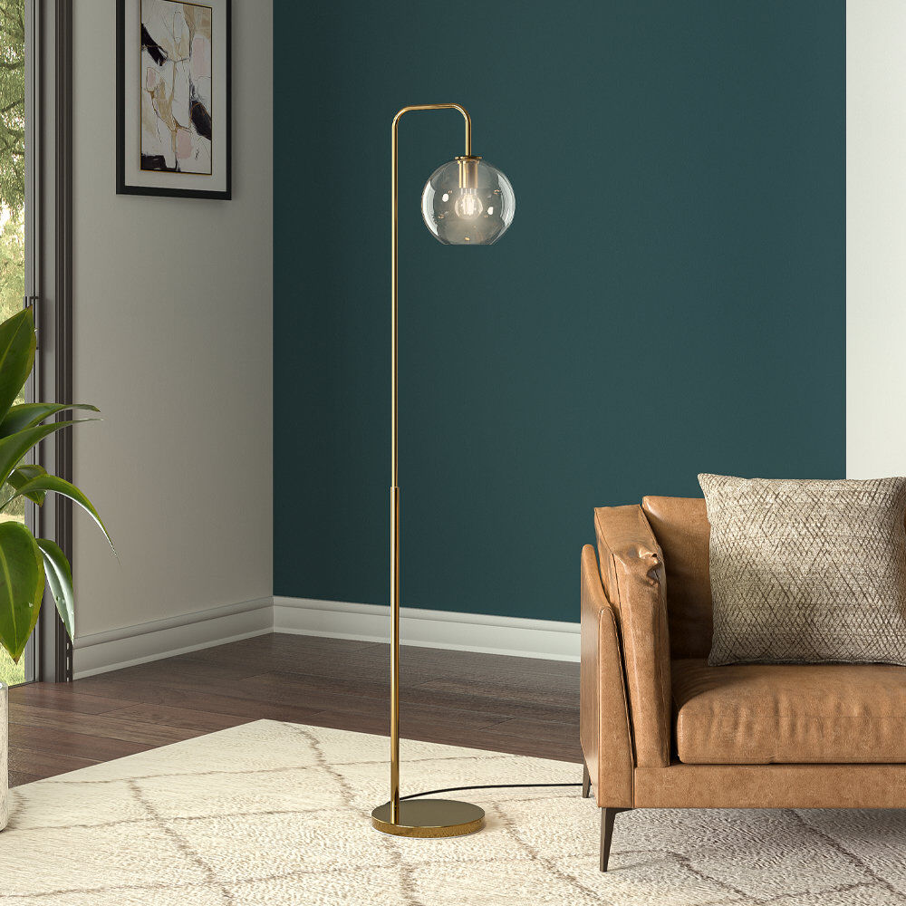 Fairmont Park Morocco 157cm Gold Floor Lamp 157cm H X 25cm W X 25cm D