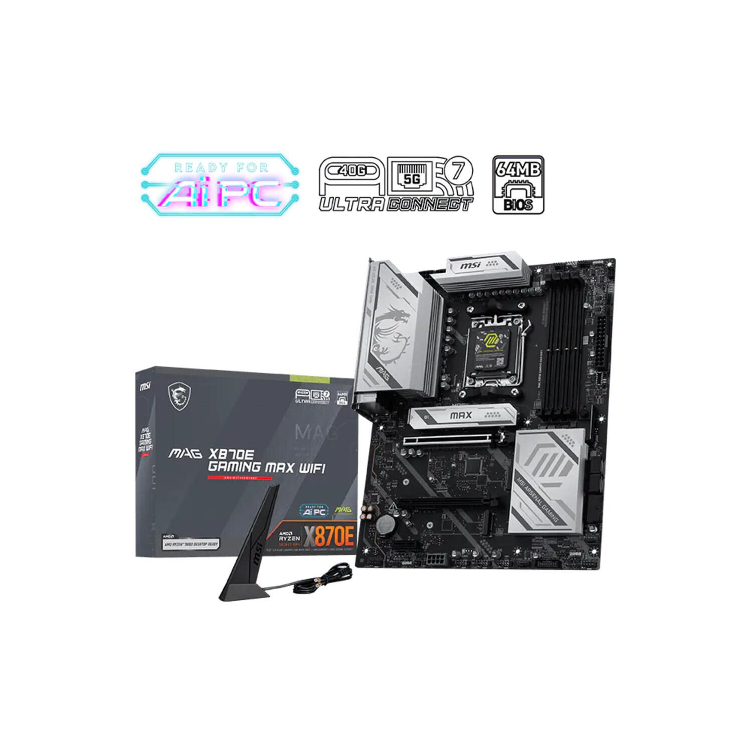 MSI MAG X870E GAMING MAX WIFI 7E86-001R