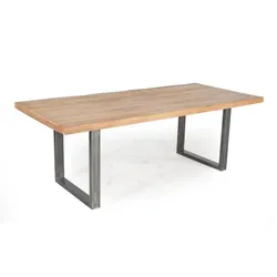 WOLFMÖBEL Esstisch Guru 180 x 90 cm Holz Braun Eiche