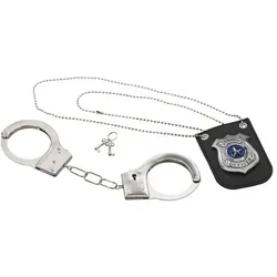 Set "Polizei", 4-tlg., schwarz