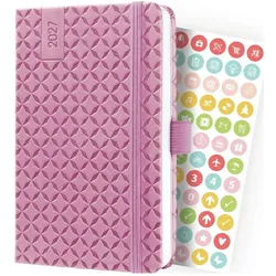 2x Jolie, Agenda, - Wochenkalender (A6, 1 Woche / 2 Seiten)