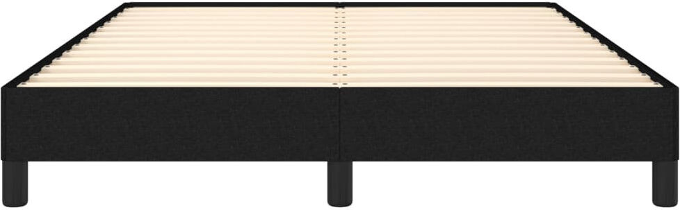 17 Stories Koleigh Bed Black/Black Double (4'6)