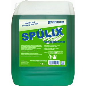 Dreiturm Spülmittel Spülix, höchste Fettlösekraft, Kanister, 10 Liter