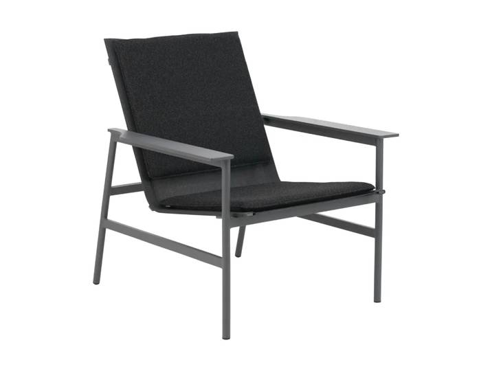 Brafab Fauteuil lounge Soro Antracite-teddy black