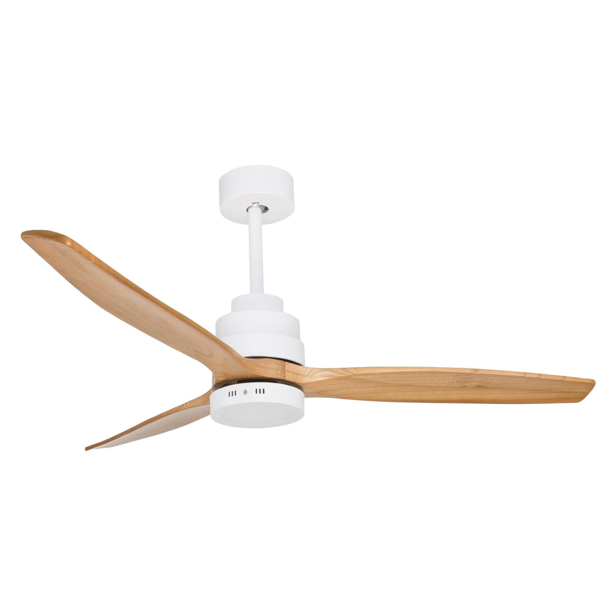 Nova Luce NATURE LED Ventilator Weiss 12W Warmweiss 38,5 - 48x132cm 9952314 (42702229)