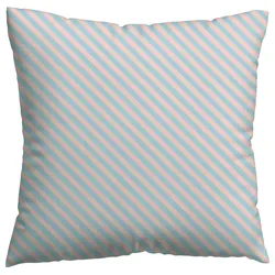 Kissenbezug Woven Satin Rosa/Hellblau ca. 40x40cm