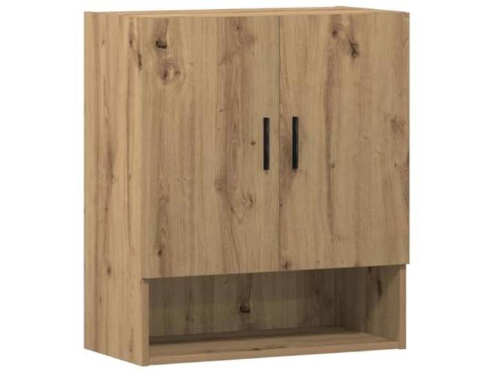 Todiikf Wandschrank Artisan-Eiche 60x31x70 cm aus Holzwerkstoff Praktischer Wandhängeschrank für Wohnzimmer oder Flur, schafft ordentlichen Stauraum und bietet Fläche für Dekoration.