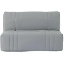 Conforteam, Sitzbank, BZ DREAM Sitzbank – hellgrauer Stoff aus 100 % Baumwolle – Bett 140 x 190 cm