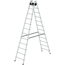 Günzburger Steigtechnik Sprossen-Stehleiter 2x12 Sprossen