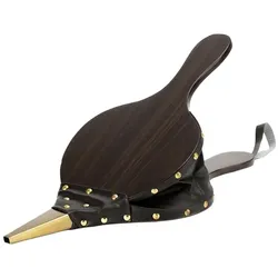 Relaxdays Blasebalg Grill & Kamin Braun,Gold,Schwarz