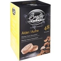 Erle Bisquetten, 48 Stück, Räucherholz für Bradley Smoker