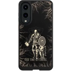 Nivocase Hülle für Samsung Galaxy S25 Edge Handyhülle NIVOcore Case Schwarz Serienmotiv Vikings Wikinger (Samsung Galaxy S25 Edge), Smartphone Hülle, Schwarz