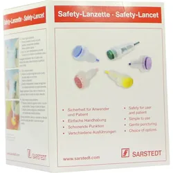 Safety-Lanzette 21G Normal Grün Einstechtiefe1.8Mm 200 ST