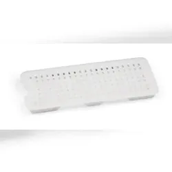 Araven White Gastronorm GN 1/2 Abtropfgitter 26x20x2h - Lebensmittelaufbewahrung, Abtropfen von Fleischflüssigkeiten