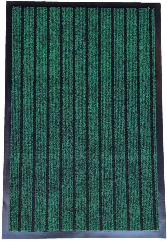 Brayden Studio Nakale Striped Doormat Green Rectangle W120 x L300 cm