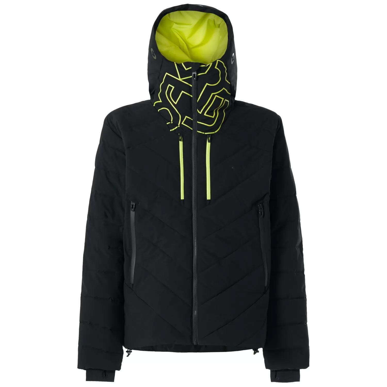 Oakley Great Scott isoliert 2L 15K Reißverschluss UP Mens Black Jacket 412781 02e