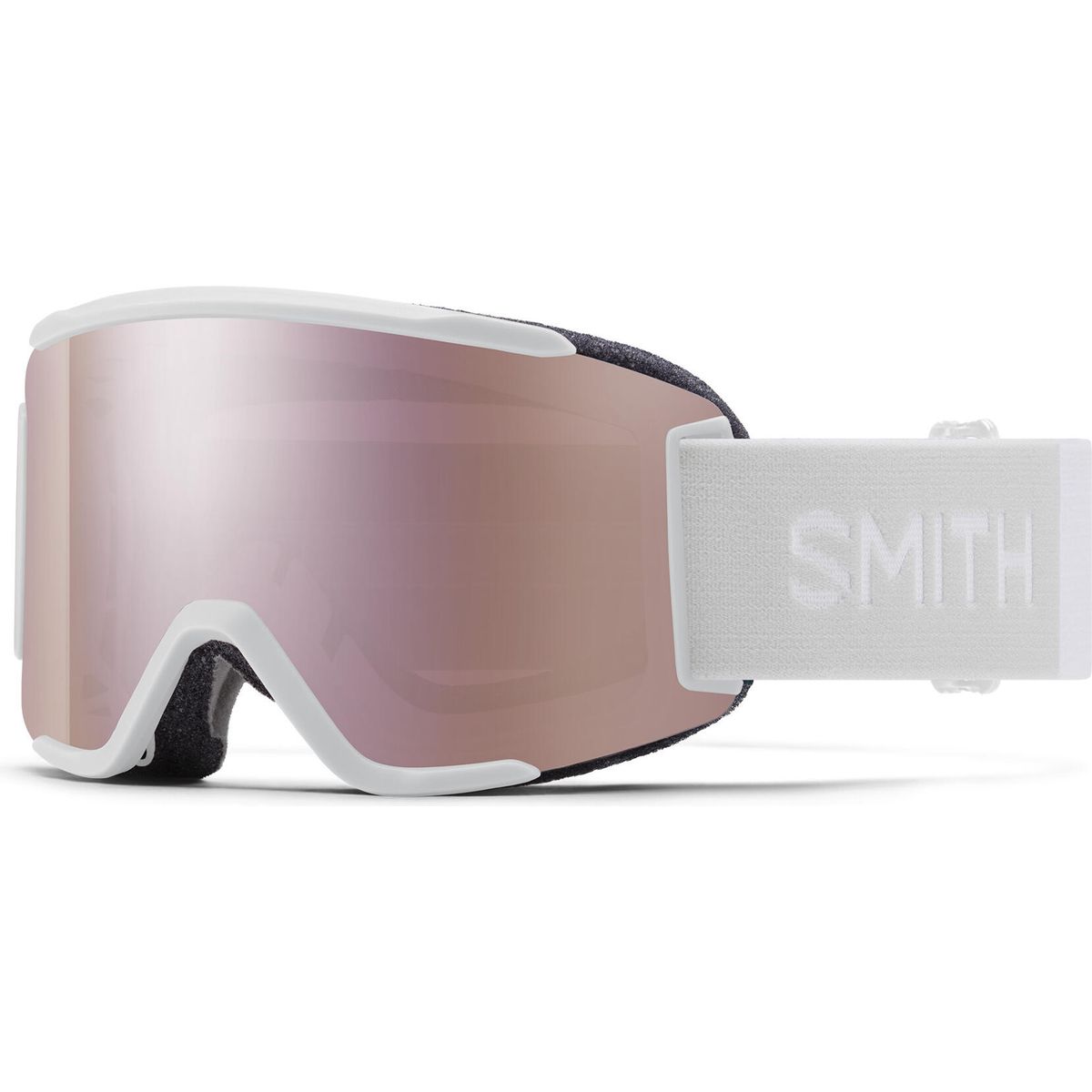Smith Squad S white vapor chromapop everyday rose gold mirror M0076433F99M5