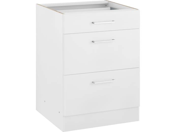 Unterschrank KOCHSTATION KS-Kehl , weiß, B:60cm H:82cm T:60cm, MDF, Schränke, Unterschrank, ohne Arbeitsplatte