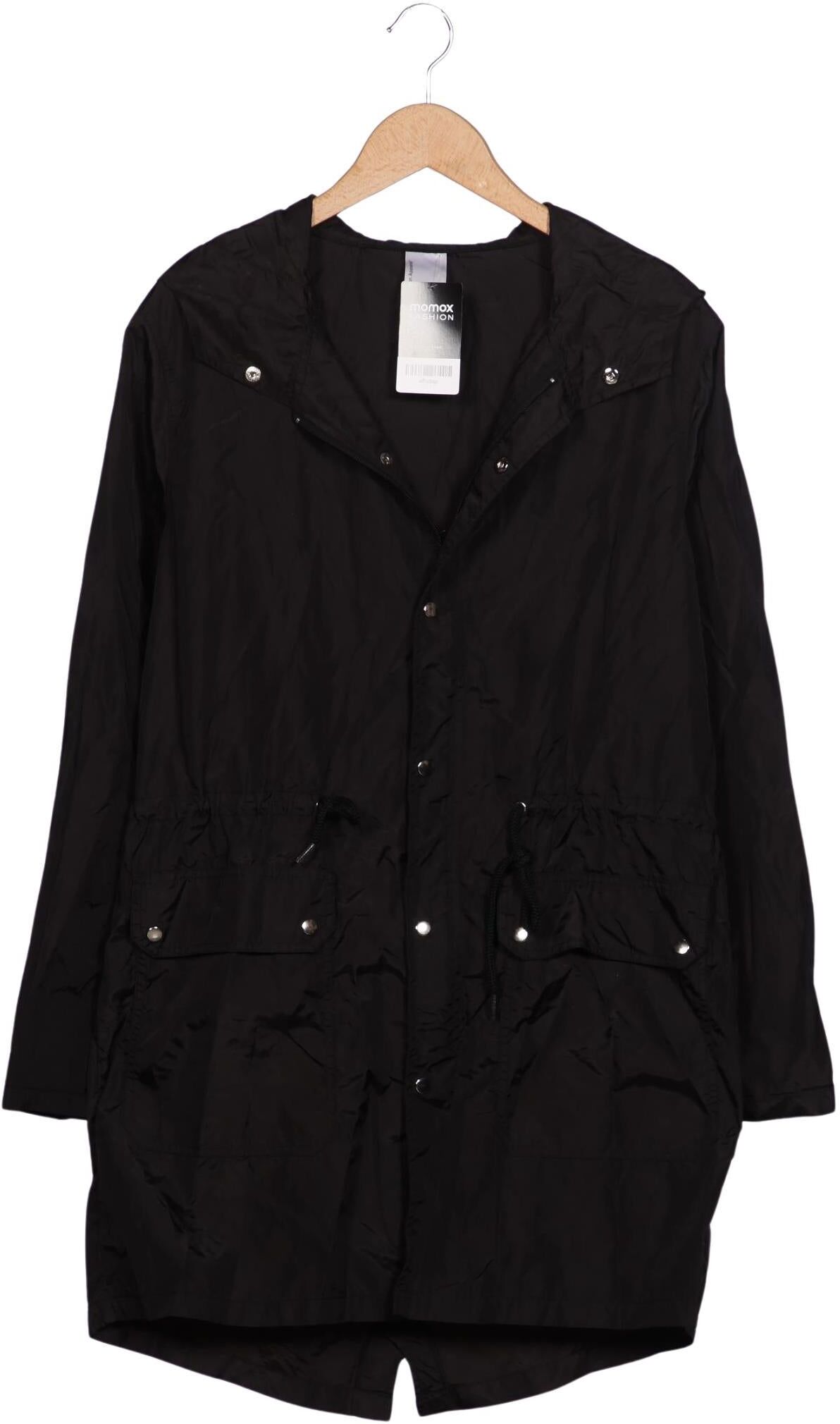 American Apparel Damen Mantel, Schwarz, Gr. S, Synthetik - Second Hand