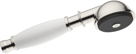 Dornbracht Handbrause 28002970-08 platin, Metall, Porzellangriff weiß