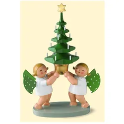 Wendt und Kühn Engelgruppe mit Baum Größe 13 cm