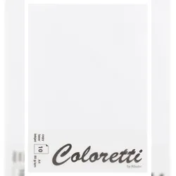 Rössler Papier 220701509 Coloretti Briefbogen - A4, 80g, 10 Blatt, weiß