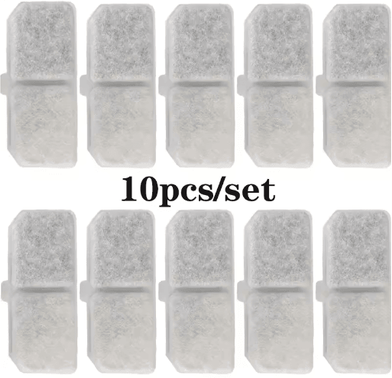 Inspire Picks PureFlow Replacement Water Filters For Cat & Dog Water Fountains 10pcs