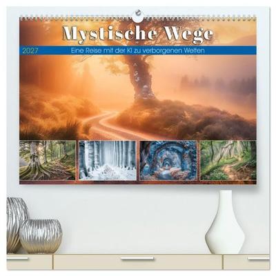 Mystische Wege (hochwertiger Premium Wandkalender 2027 DIN A2 quer), Kunstdruck in Hochglanz