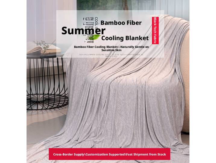 Nouveauté été : couverture rafraîchissante en fibre de bambou, couverture glacée au toucher frais, couverture rafraîchissante, couverture cadeau