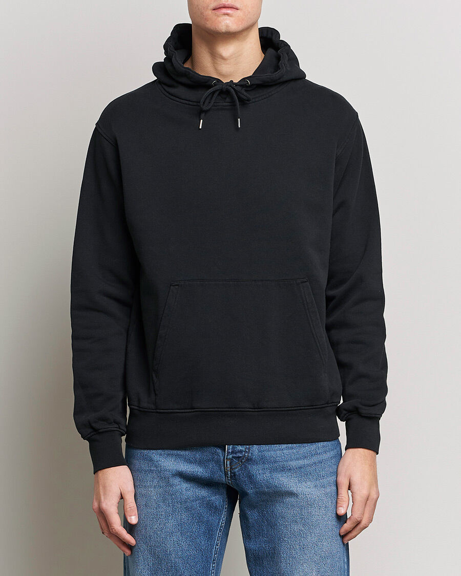 Colorful Standard Classic Organic Hood Deep Black men XS