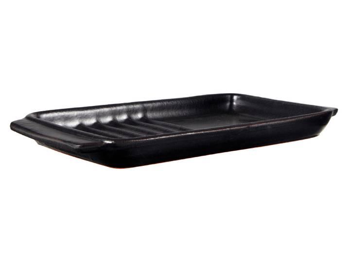 Nouvel Grill- und Backofenpfanne Rettangolo aus Terracotta 29 × 15 × 3 cm