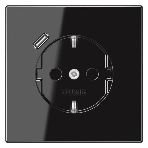 JUNG LS1520-18CSW m.USB Typ C Steckdose SCHUKO (LS1520-18CSW)