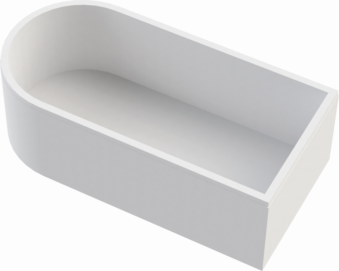 Schedel support de Schedel SW12486 175x80cm, partiellement ovale, hauteur 57cm