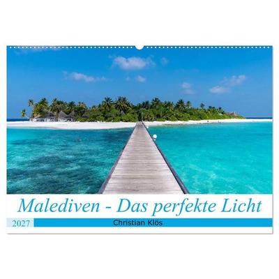 Malediven - Das perfekte Licht (Wandkalender 2027 DIN A2 quer), CALVENDO Monatskalender