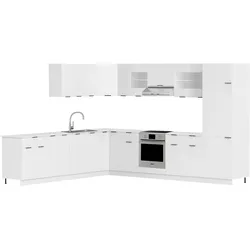 VCM, Regal, Eck Küchenschrank Unterschrank Fasola (76 x 76 x 82 cm)